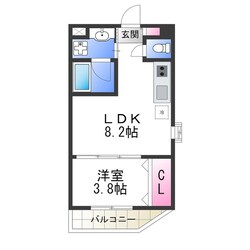 リックス天王寺南の物件間取画像